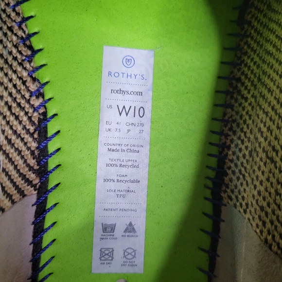 Rothy's leopard print slip on sneakers loafers 10 - Picture 2 of 7